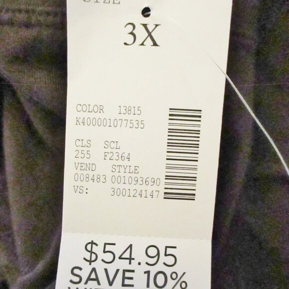 NWT Catherines AnyWear Womens Brown Pull On Slim Leg Pants Pockets Size 3X-26/28 - Picture 11 of 14